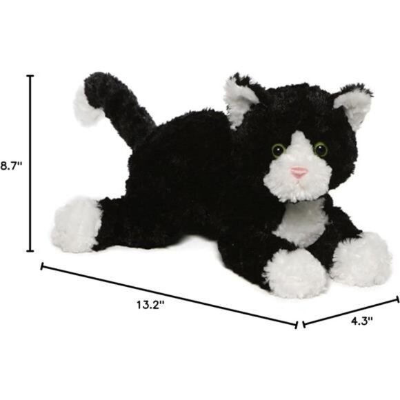 Sebastian Tuxedo Kitten Plush Toy, Premium Cat Stuffed Animal for Ages 1 and Up - Picture 5 of 6